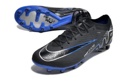 Nike Air Zoom Mercurial Vapor 15 Elite AG - Black/Electric Blue/Carbon Grey
