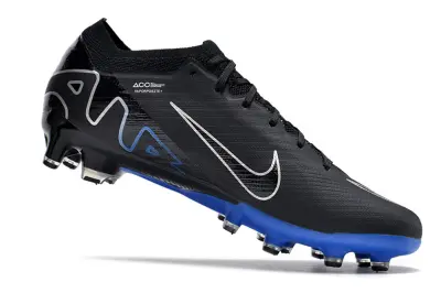 Nike Air Zoom Mercurial Vapor 15 Elite AG - Black/Electric Blue/Carbon Grey