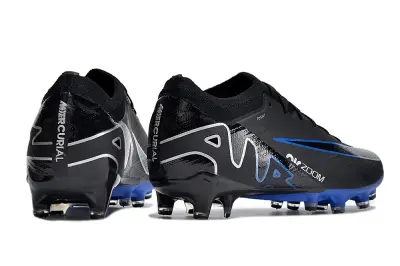Nike Air Zoom Mercurial Vapor 15 Elite AG - Black/Electric Blue/Carbon Grey