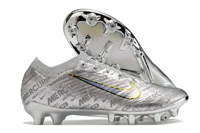 Nike Air Zoom Mercurial Vapor 15 Elite AG - Silver/Metallic Silver/Gold Accent