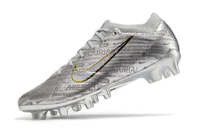 Nike Air Zoom Mercurial Vapor 15 Elite AG - Silver/Metallic Silver/Gold Accent