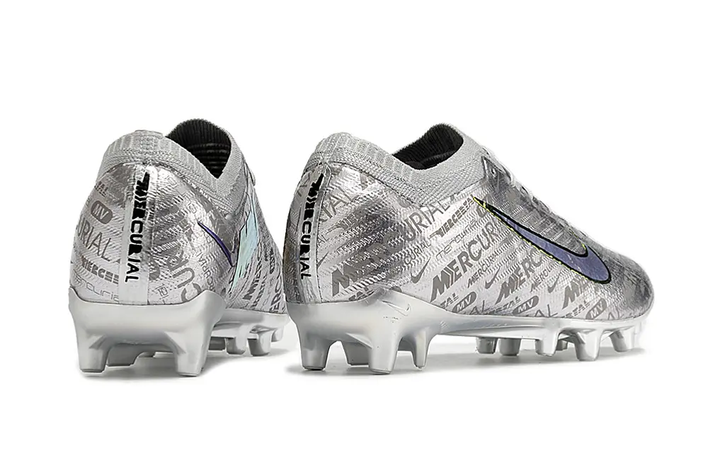 Nike Air Zoom Mercurial Vapor 15 Elite AG - Silver/Metallic Silver/Gold Accent