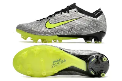 Nike Air Zoom Mercurial Vapor 15 Elite AG - Gray/Vibrant Yellow/Jet Black