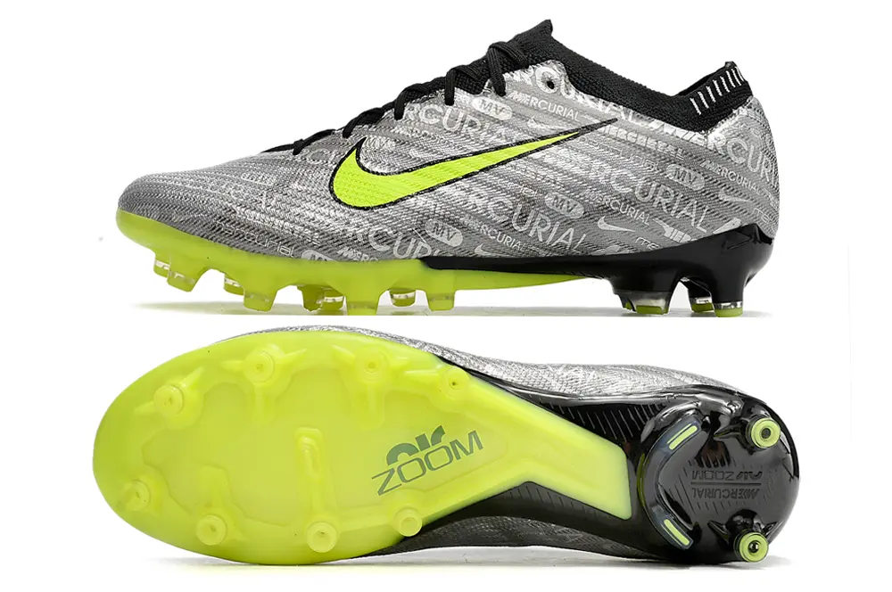 Nike Air Zoom Mercurial Vapor 15 Elite AG - Gray/Vibrant Yellow/Jet Black