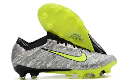 Nike Air Zoom Mercurial Vapor 15 Elite AG - Gray/Vibrant Yellow/Jet Black