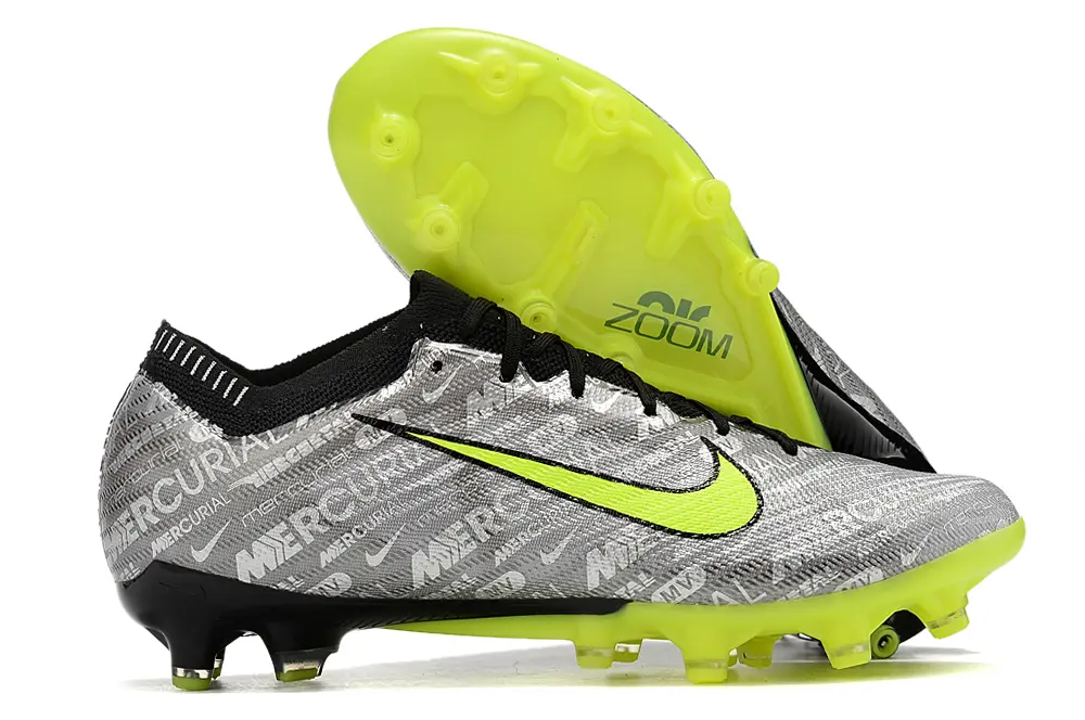 Nike Air Zoom Mercurial Vapor 15 Elite AG - Gray/Vibrant Yellow/Jet Black