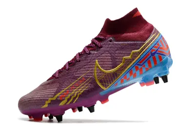 Nike Air Zoom Mercurial Superfly 9 Elite SG - Purple/Electric Blue/Radiant Yellow
