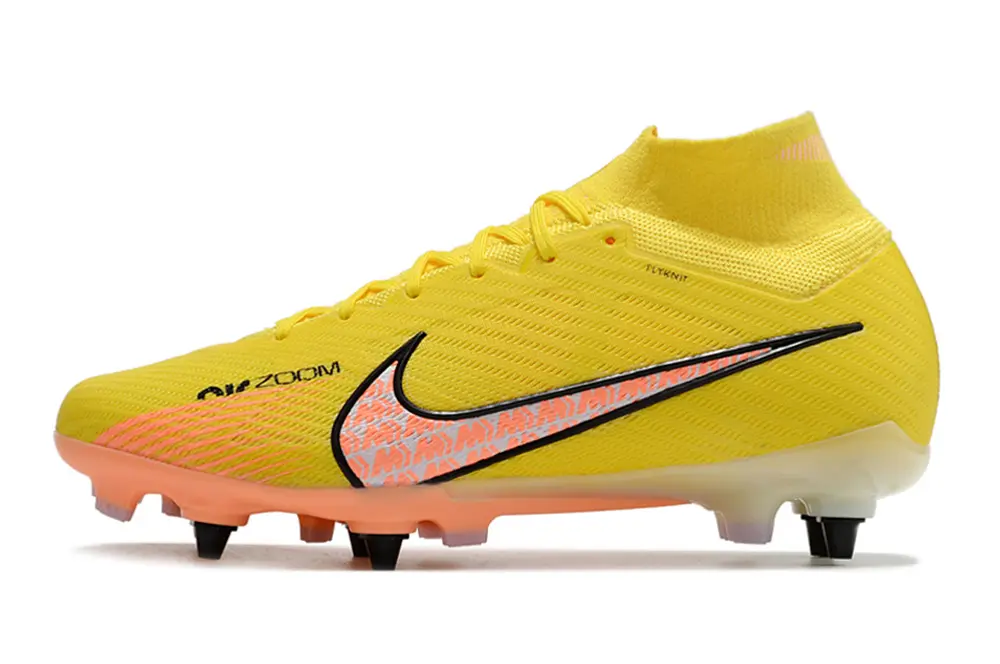 Nike Air Zoom Mercurial Superfly 9 Elite SG - Yellow/Soft Pink/Black