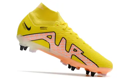 Nike Air Zoom Mercurial Superfly 9 Elite SG - Yellow/Soft Pink/Black