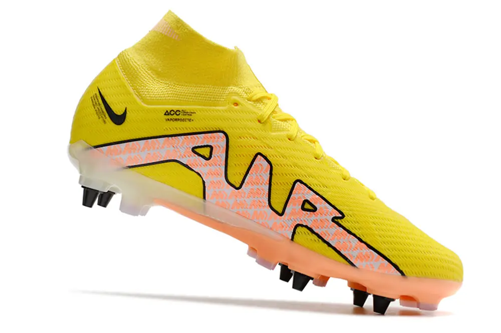 Nike Air Zoom Mercurial Superfly 9 Elite SG - Yellow/Soft Pink/Black