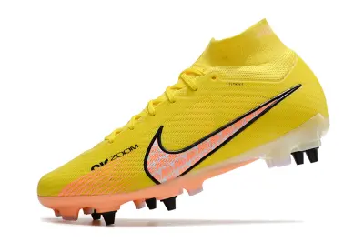 Nike Air Zoom Mercurial Superfly 9 Elite SG - Yellow/Soft Pink/Black