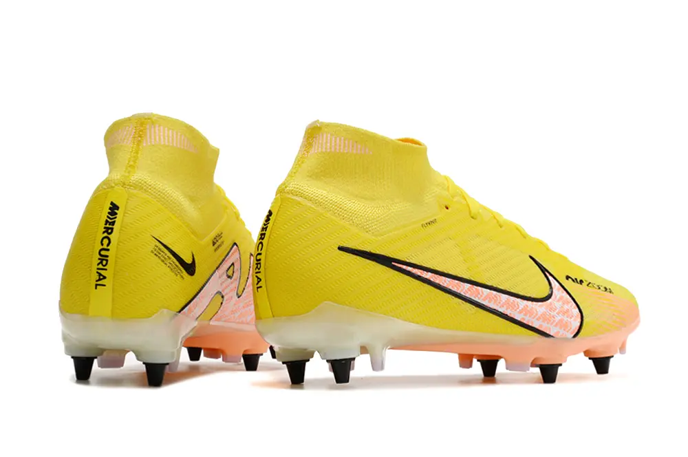 Nike Air Zoom Mercurial Superfly 9 Elite SG - Yellow/Soft Pink/Black