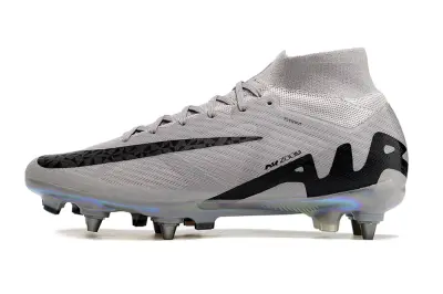 Nike Air Zoom Mercurial Superfly 9 Elite SG - Gray/Sleek Gray/Black Accents