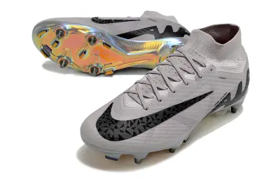 Nike Air Zoom Mercurial Superfly 9 Elite SG - Gray/Sleek Gray/Black Accents