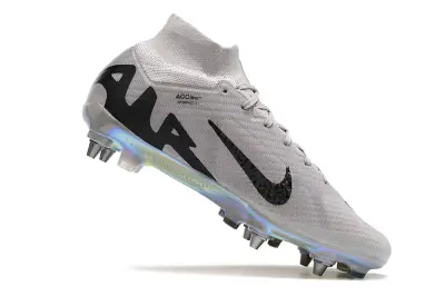 Nike Air Zoom Mercurial Superfly 9 Elite SG - Gray/Sleek Gray/Black Accents