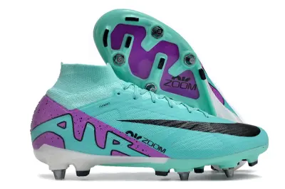 Nike Air Zoom Mercurial Superfly 9 Elite SG - Aqua/Vibrant Purple/Navy Black