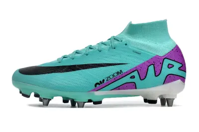 Nike Air Zoom Mercurial Superfly 9 Elite SG - Aqua/Vibrant Purple/Navy Black