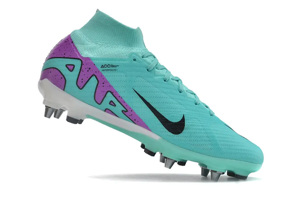 Nike Air Zoom Mercurial Superfly 9 Elite SG - Aqua/Vibrant Purple/Navy Black