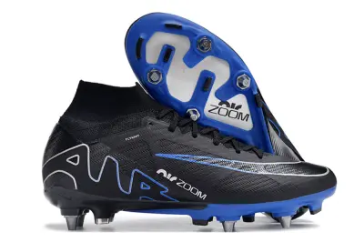 Nike Air Zoom Mercurial Superfly 9 Elite SG - Black/Electric Blue/Graphite Gray