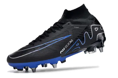 Nike Air Zoom Mercurial Superfly 9 Elite SG - Black/Electric Blue/Graphite Gray