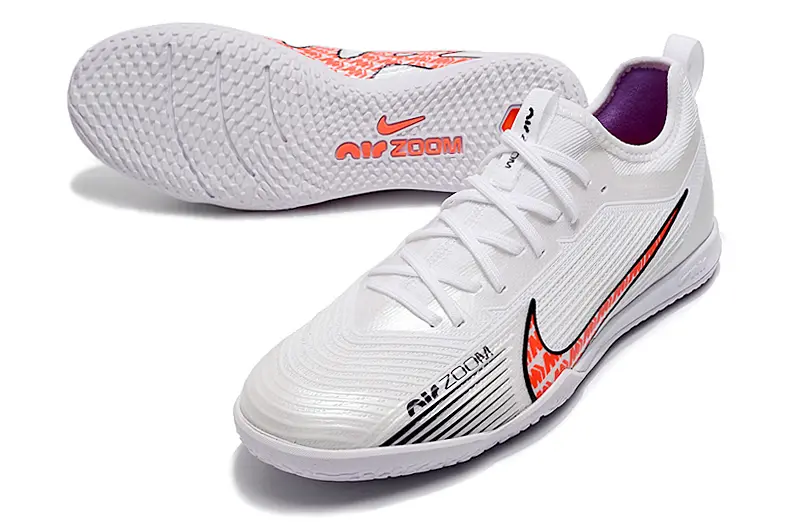 Nike Air Zoom Mercurial Vapor 15 Pro IC - White/Bright Orange/Black