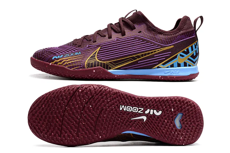 Nike Air Zoom Mercurial Vapor 15 Pro IC - Burgundy/Electric Blue/Purple Haze