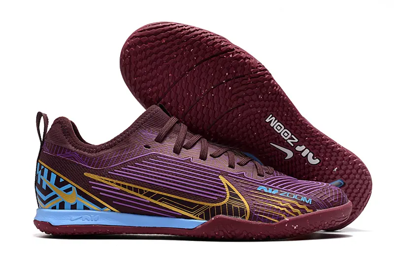 Nike Air Zoom Mercurial Vapor 15 Pro IC - Burgundy/Electric Blue/Purple Haze