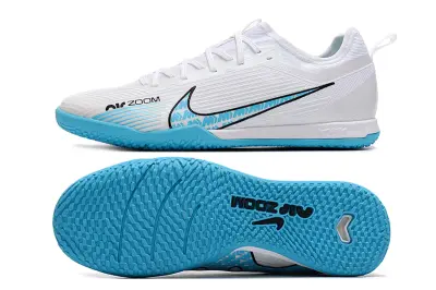 Nike Air Zoom Mercurial Vapor 15 Pro IC - White/Aqua Blue/Black