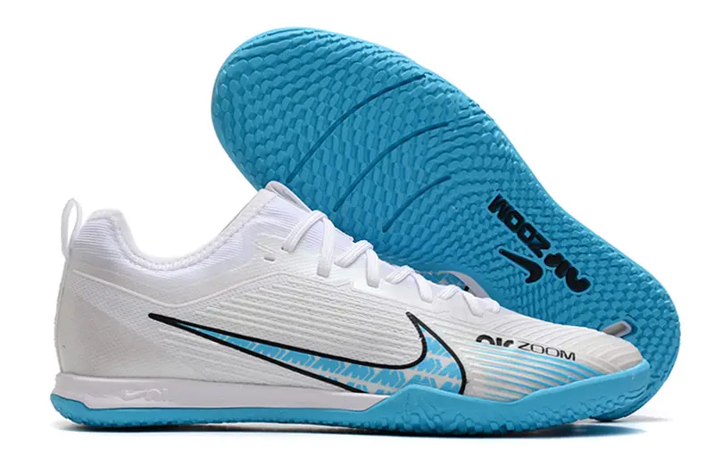 Nike Air Zoom Mercurial Vapor 15 Pro IC - White/Aqua Blue/Black