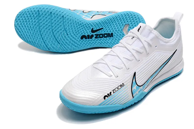 Nike Air Zoom Mercurial Vapor 15 Pro IC - White/Aqua Blue/Black