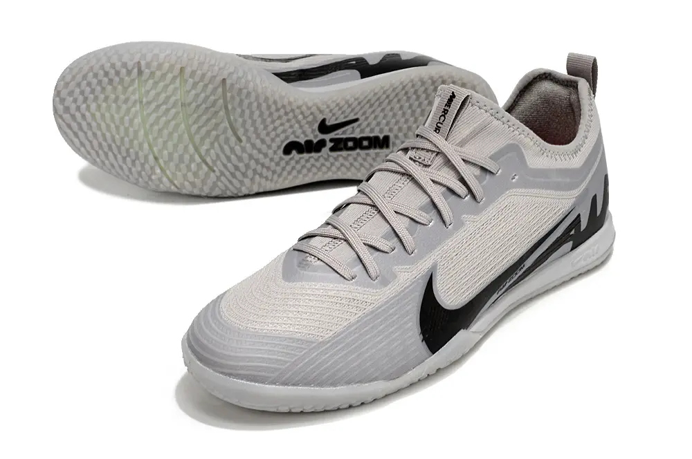 Nike Air Zoom Mercurial Vapor 15 Pro IC - Gray/Light Gray/Black