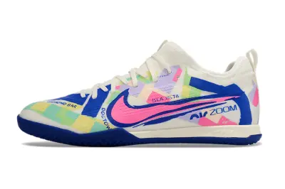 Nike Air Zoom Mercurial Vapor 15 Pro IC - White/Electric Blue/Neon Pink