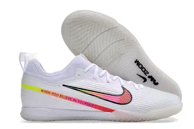 Nike Air Zoom Mercurial Vapor 15 Pro IC - White/Electric Pink/Sunny Yellow