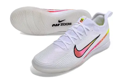 Nike Air Zoom Mercurial Vapor 15 Pro IC - White/Electric Pink/Sunny Yellow
