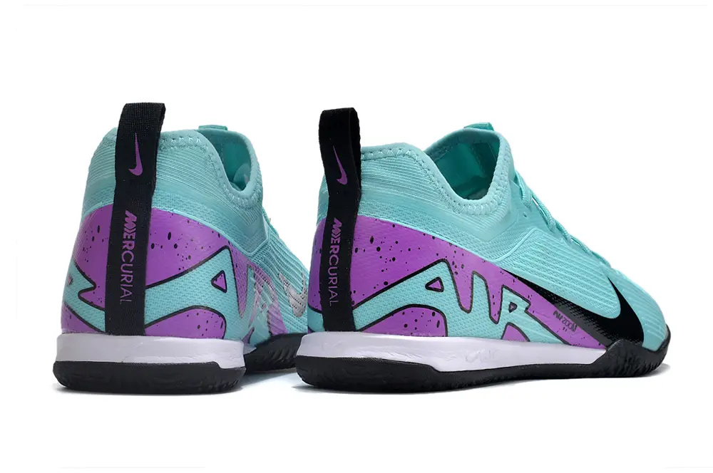 Nike Air Zoom Mercurial Vapor 15 Pro IC - Aqua/Lavender Mist/Electric Black