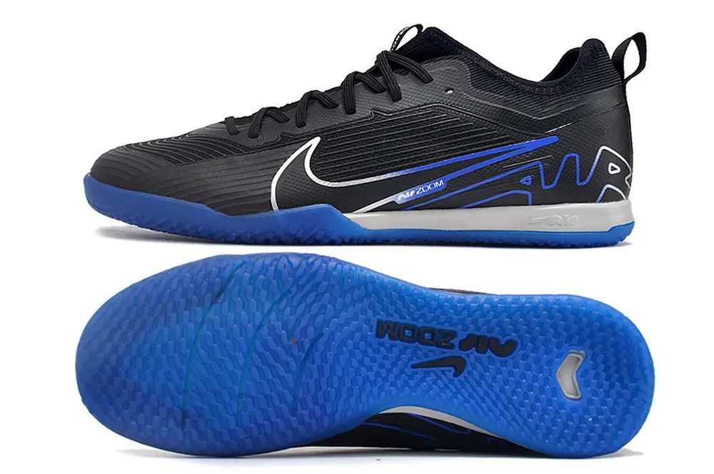 Nike Air Zoom Mercurial Vapor 15 Pro IC - Black/Electric Blue/Shadow Gray