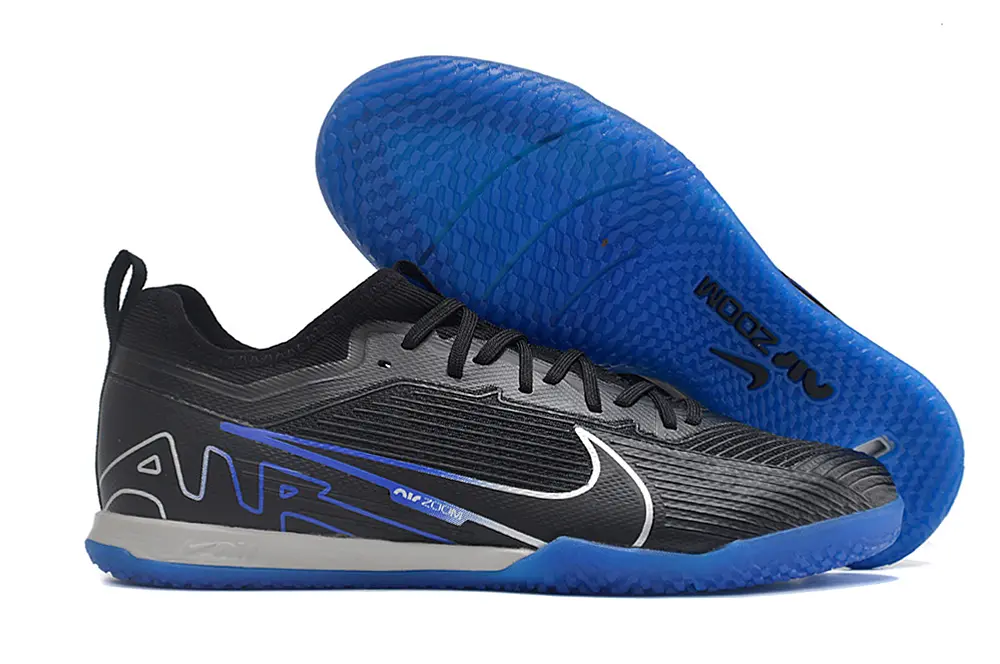 Nike Air Zoom Mercurial Vapor 15 Pro IC - Black/Electric Blue/Shadow Gray