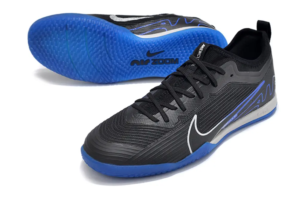 Nike Air Zoom Mercurial Vapor 15 Pro IC - Black/Electric Blue/Shadow Gray
