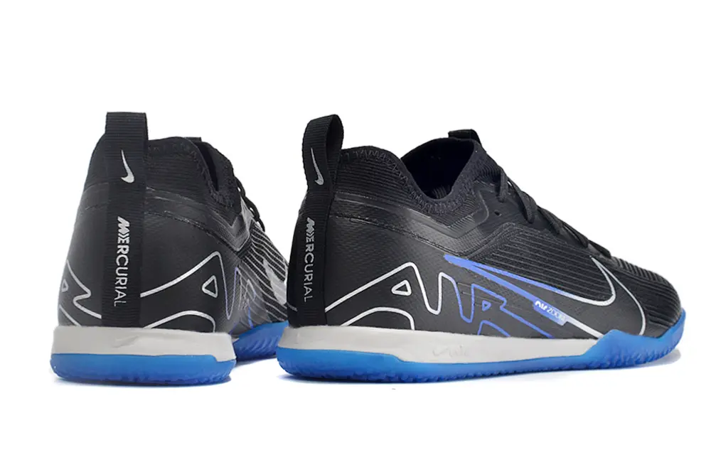 Nike Air Zoom Mercurial Vapor 15 Pro IC - Black/Electric Blue/Shadow Gray