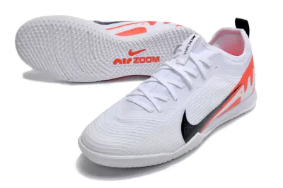 Nike Air Zoom Mercurial Vapor 15 Pro IC - White/Vibrant Orange/Deep Black