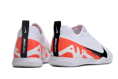 Nike Air Zoom Mercurial Vapor 15 Pro IC - White/Vibrant Orange/Deep Black
