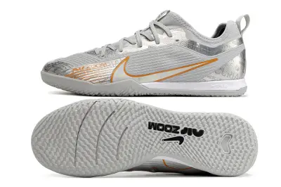 Nike Air Zoom Mercurial Vapor 15 Pro IC - Grey/Bright Grey/Orange Burst