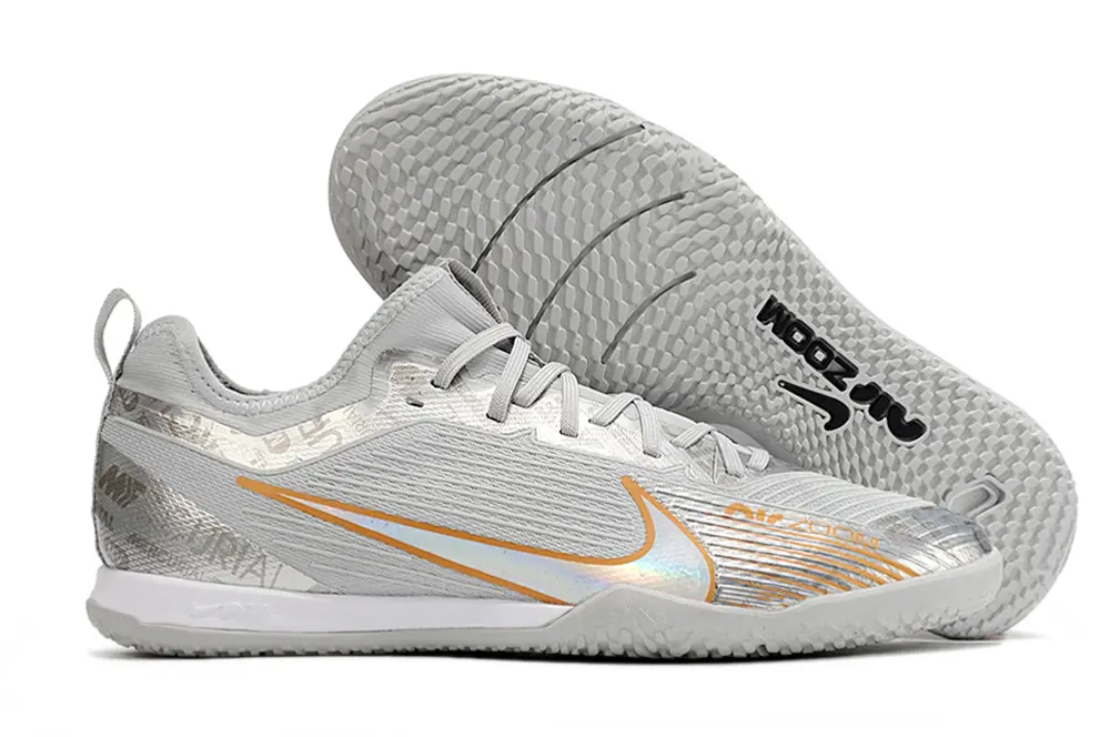 Nike Air Zoom Mercurial Vapor 15 Pro IC - Grey/Bright Grey/Orange Burst