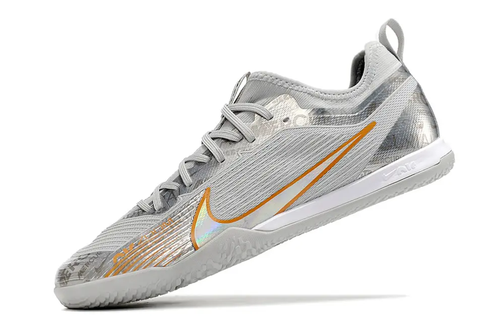Nike Air Zoom Mercurial Vapor 15 Pro IC - Grey/Bright Grey/Orange Burst