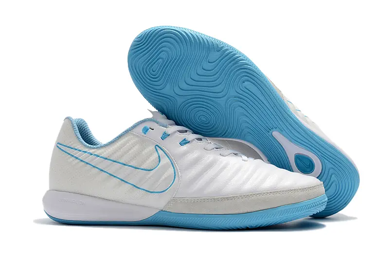 Nike TiempoX Finale IC - White/Sky Blue/Silver Grey