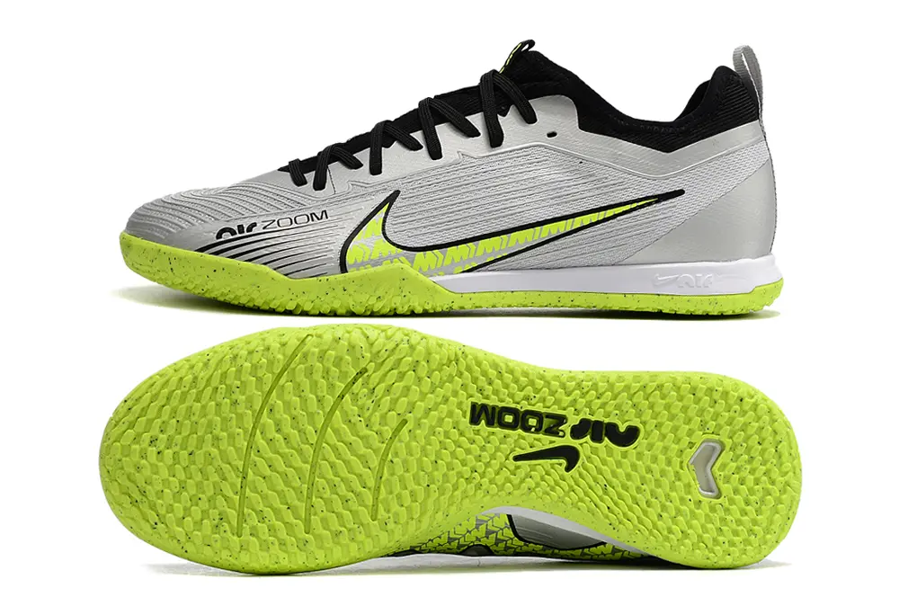 Nike Air Zoom Mercurial Vapor 15 Pro IC - Gray/Volt Green/Black