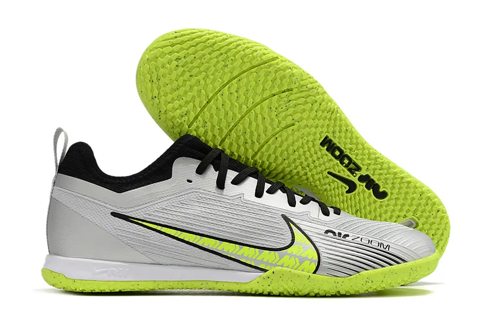 Nike Air Zoom Mercurial Vapor 15 Pro IC - Gray/Volt Green/Black