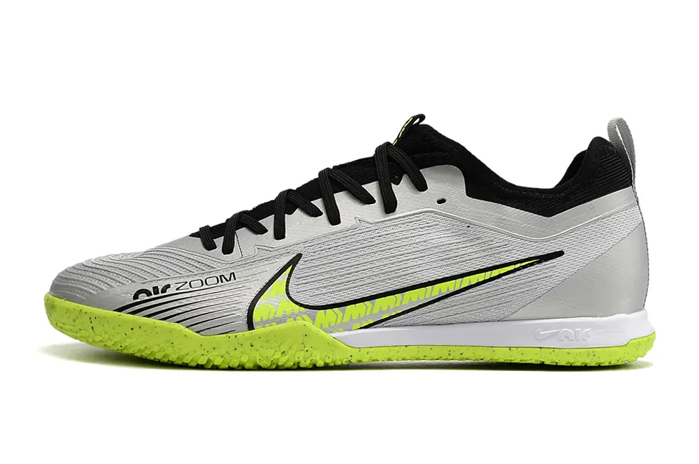 Nike Air Zoom Mercurial Vapor 15 Pro IC - Gray/Volt Green/Black