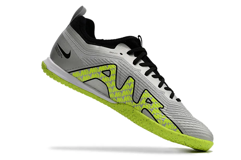 Nike Air Zoom Mercurial Vapor 15 Pro IC - Gray/Volt Green/Black