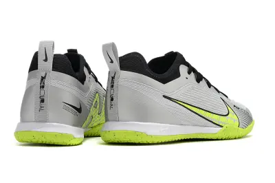 Nike Air Zoom Mercurial Vapor 15 Pro IC - Gray/Volt Green/Black